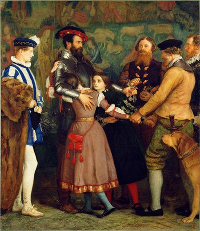 El rescate, 1860-62 de John Everett Millais